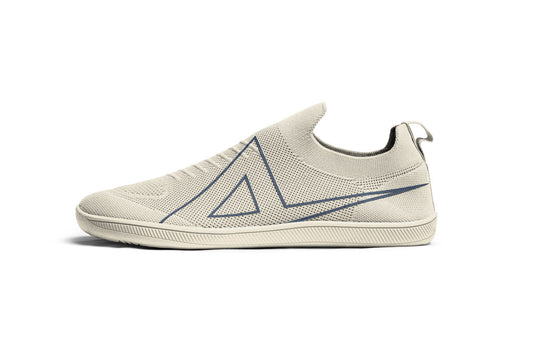 Cream unisex minimalist barefoot shoes for all-day comfort and walking that strengthens your foot