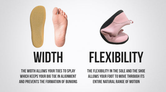 Aion Shoes has the width and flexibility to perform.